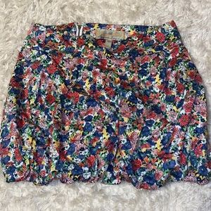 floral skirt